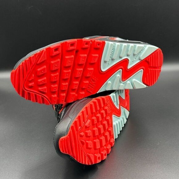 Nike Air Max 90 Leather 'Black Crimson Glacier Ice' - Picture 8 of 10